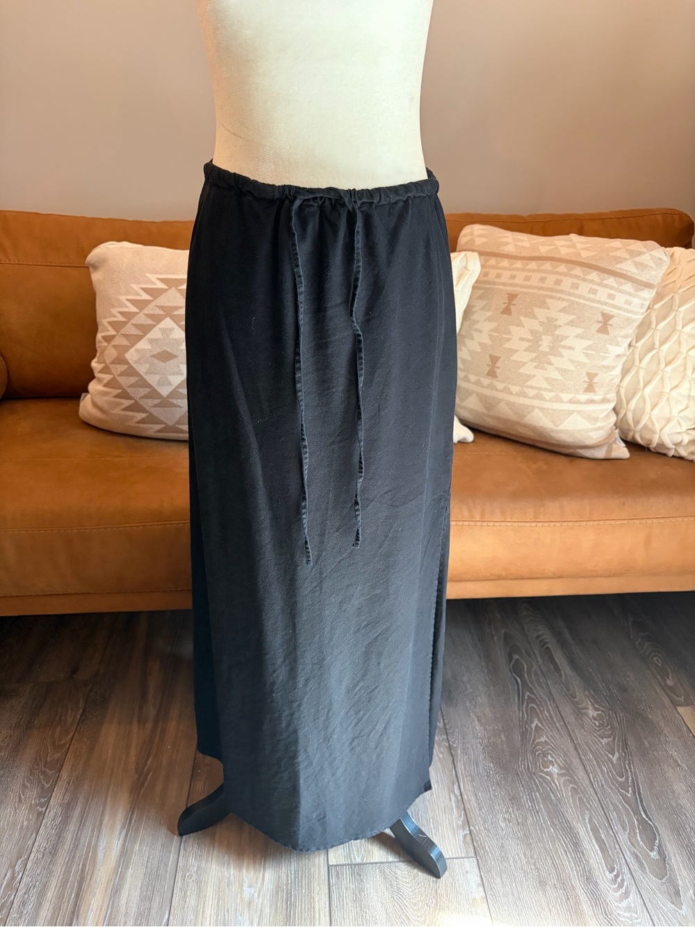 GAP Black Linen Skirt